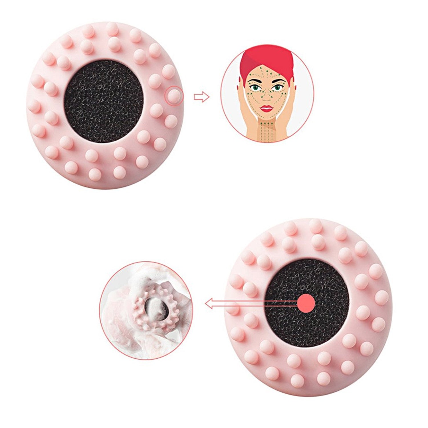 1671 Facial Cleansing Brushes, Cute Octopus Shape Silicone Face Scrubber Massager Skincare Tool (1PC) 1671 Facial Cleansing Brushes, Cute Octopus Shape Silicone Face Scrubber Massager Skincare Tool (1PC)